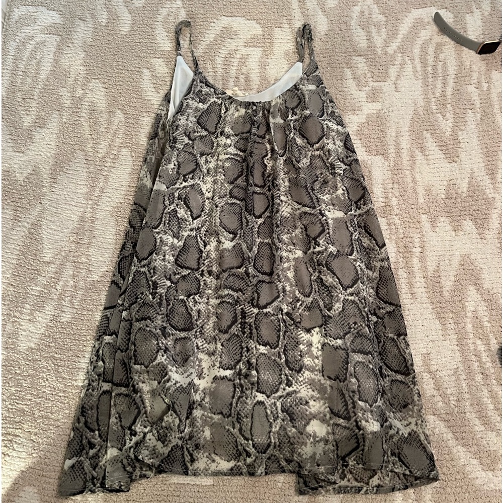 Snakeskin dress in small. Perfect for summer